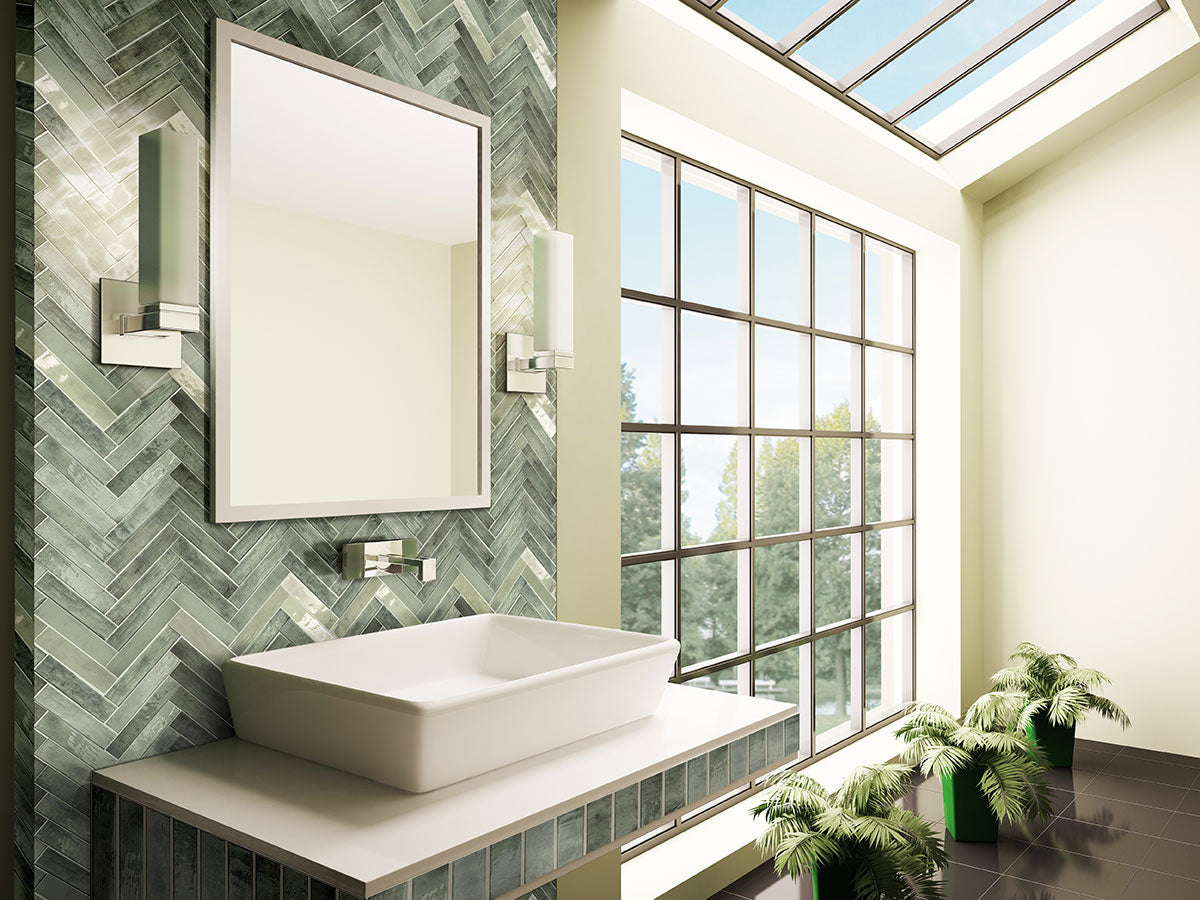 MSI Stella Emerald 2 x 10 Glossy Porcelain tile (NSTEMER2X10G) – MSI room scene