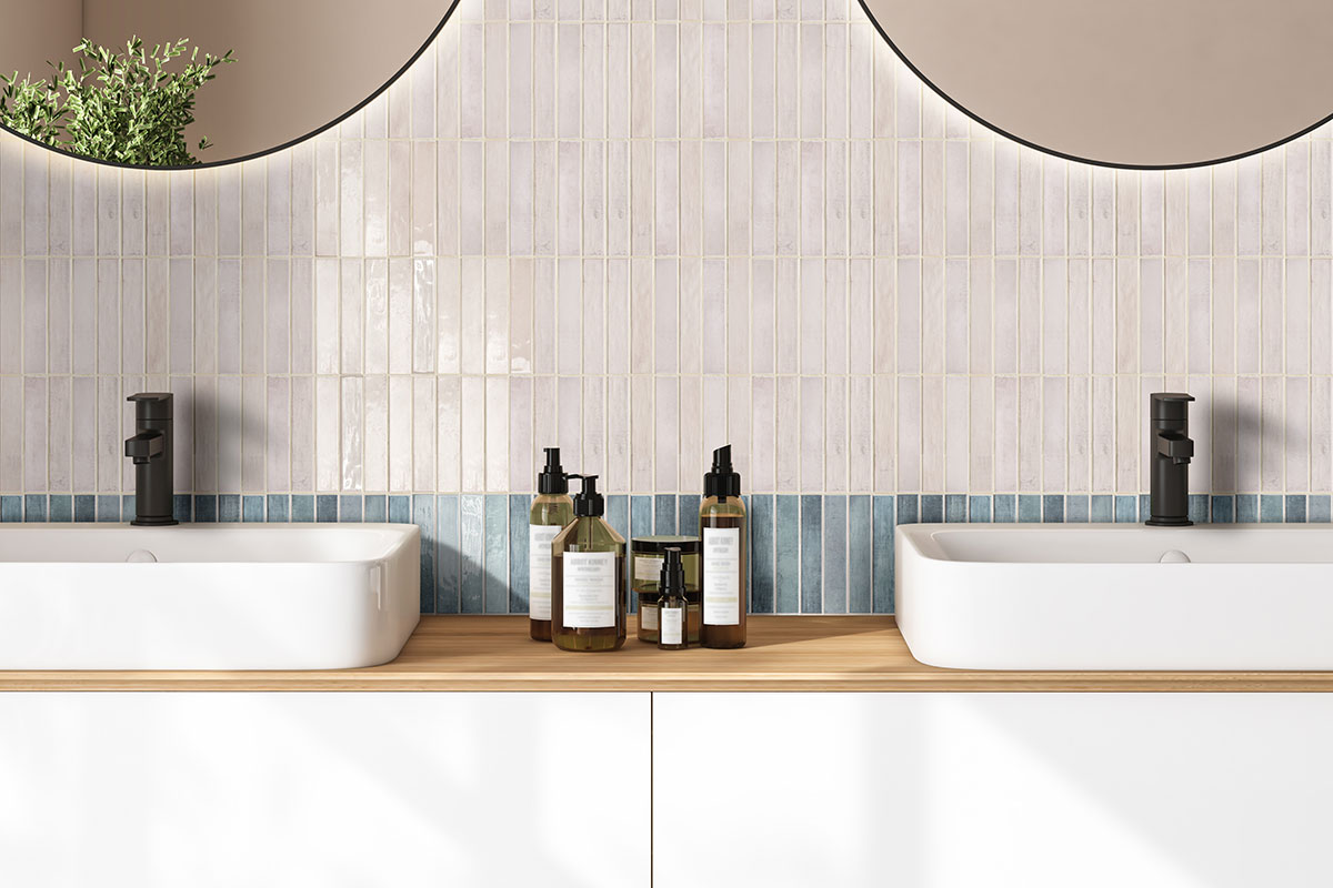 MSI Stella Oceano 2 x 10 Glossy Porcelain tile (NSTEOCE2X10G) – MSI room scene