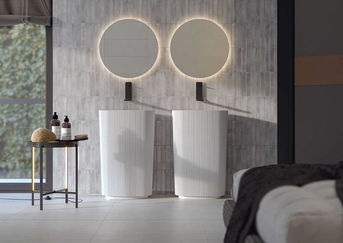MSI Stella Rhino 2 x 10 Glossy Porcelain tile (NSTERHI2X10G) – MSI room scene