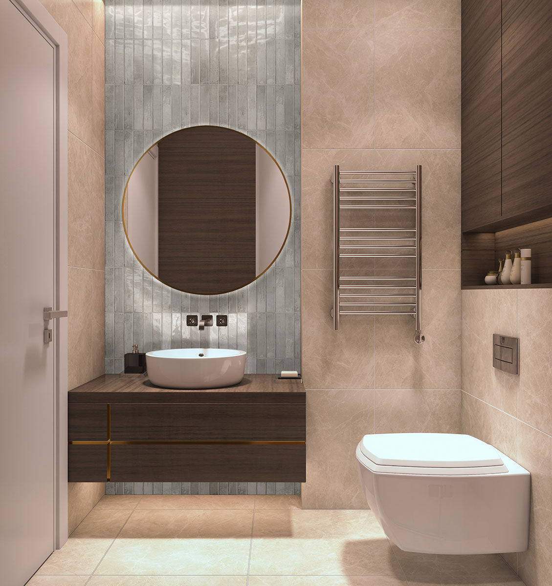 MSI Stella Rhino 2 x 10 Glossy Porcelain tile (NSTERHI2X10G) – MSI room scene
