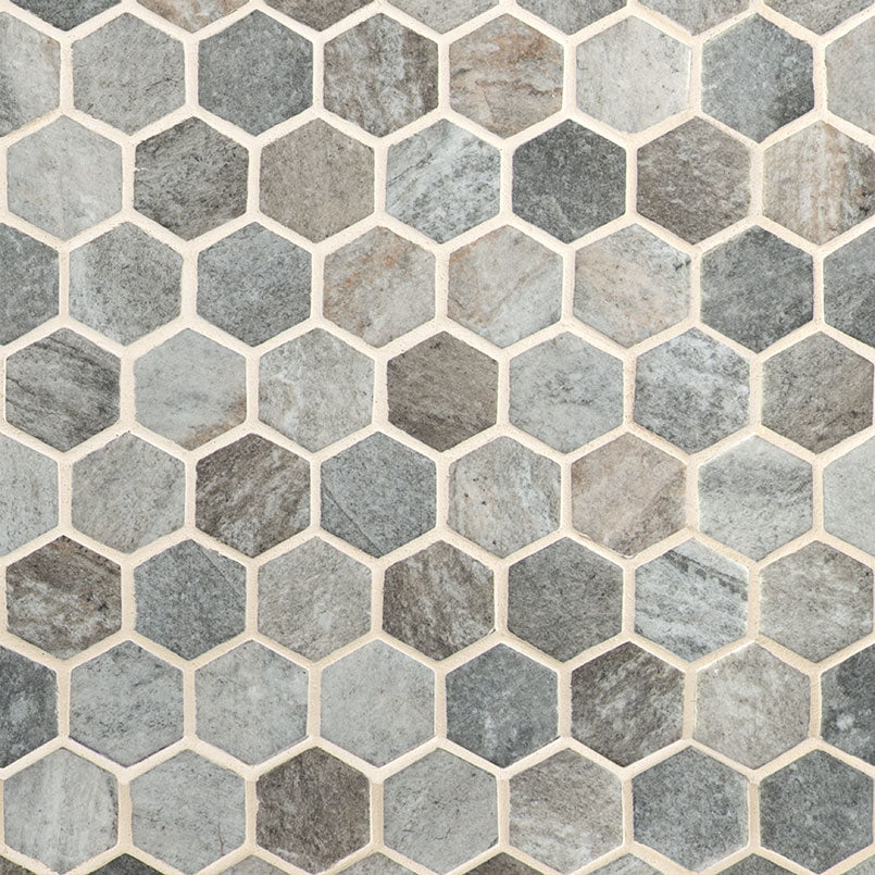 MSI Stonella 2" Hexagon Glass mosaic (SMOT-GLS-STNELA6MM) – MSI product image