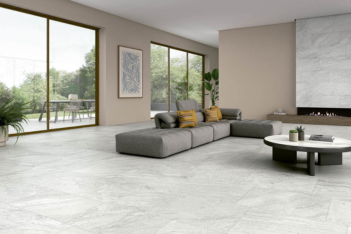 MSI Traktion Stowe Silver Dune 24 x 48 Matte Porcelain tile (NSTOSILDUN2448) – MSI room scene
