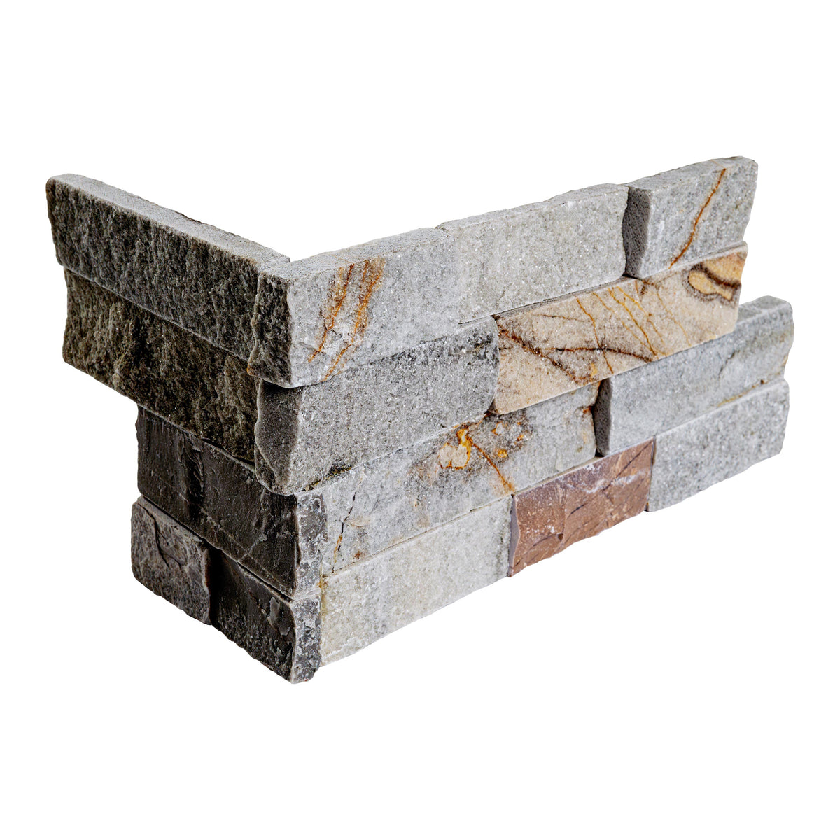 MSI Sunset Silver stacked stone 6 x 18 (LPNLQSUNSIL618COR)