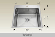 Bosco T208063 22" x 20" Laundry Series Drop-In Laundry Sink