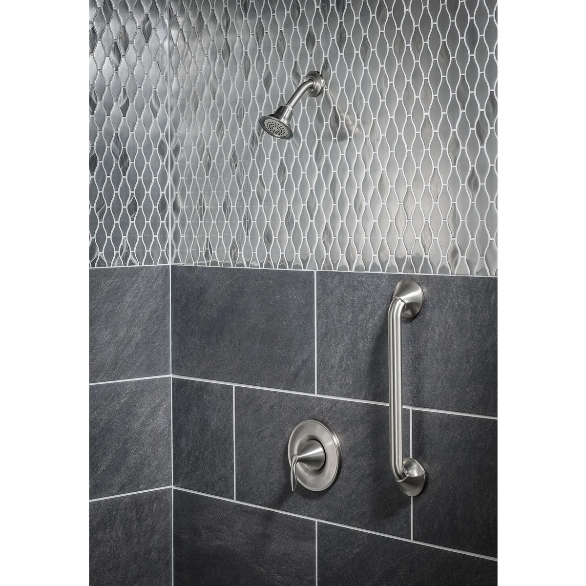 Moen Eva Posi-Temp Shower Only T2132 in Brushed Nickel (T2132BN) - view 4