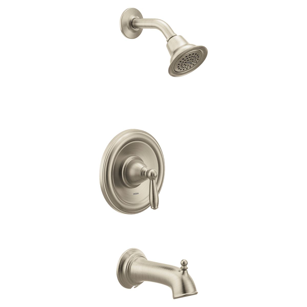 Moen Brantford Posi-Temp Tub/Shower T2153 in Brushed Nickel (T2153BN)