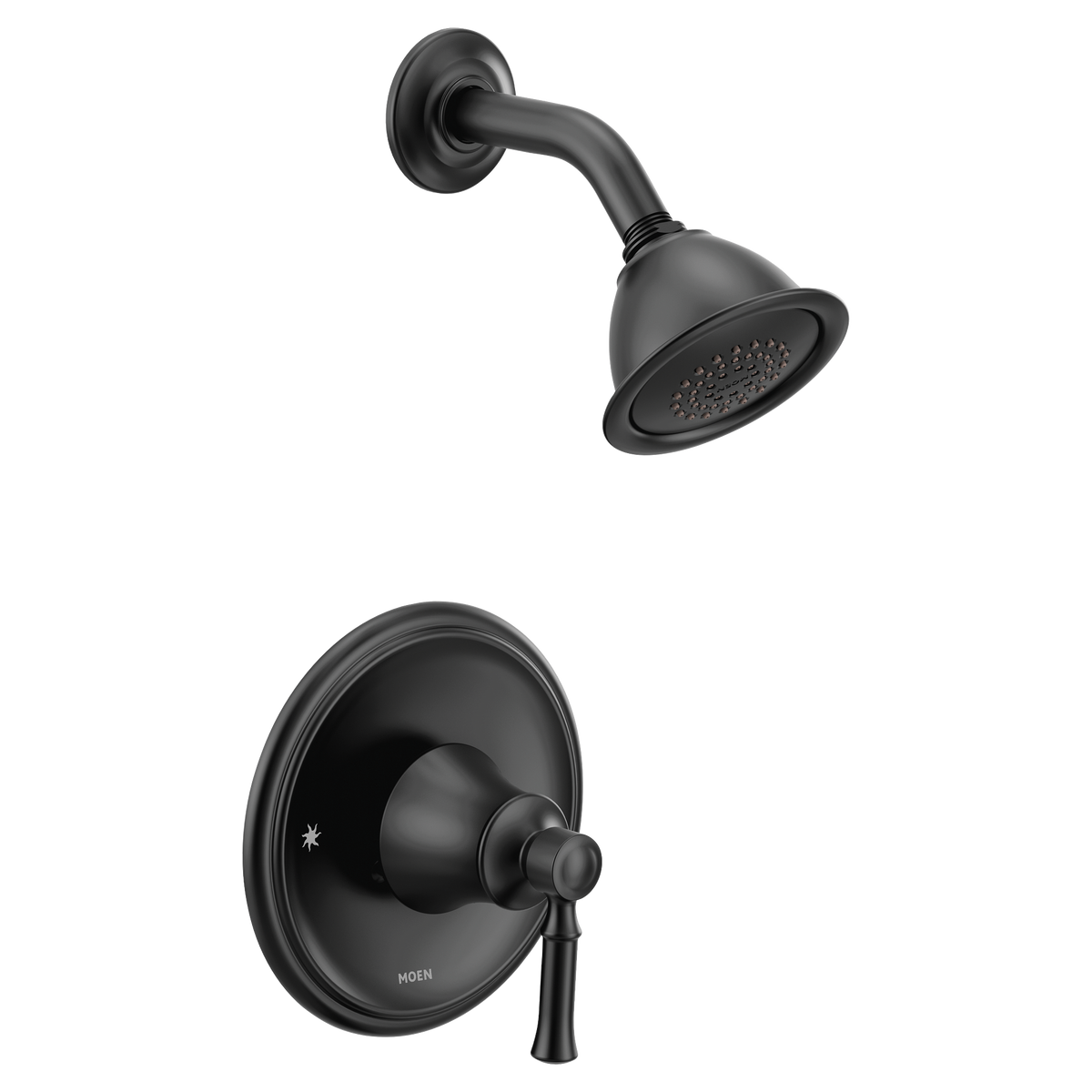 Moen Dartmoor Posi-Temp Shower Only T2182 in Matte Black (T2182BL)