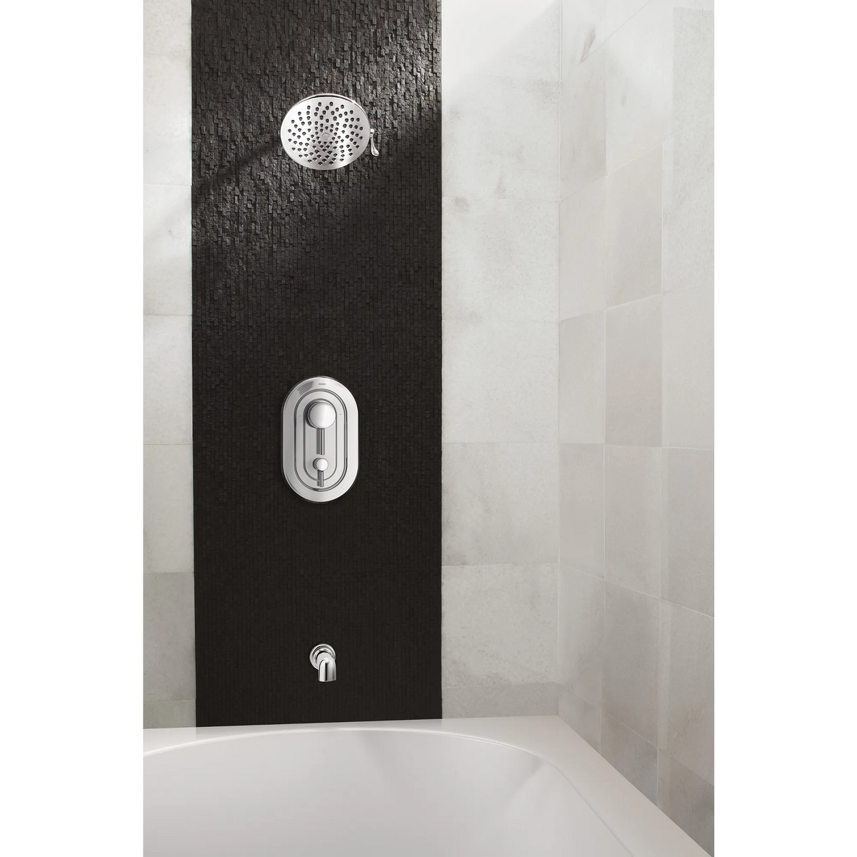 Moen Align Posi-Temp with Diverter Tub/Shower Valve Only T2190 in Chrome (T2190) - view 2