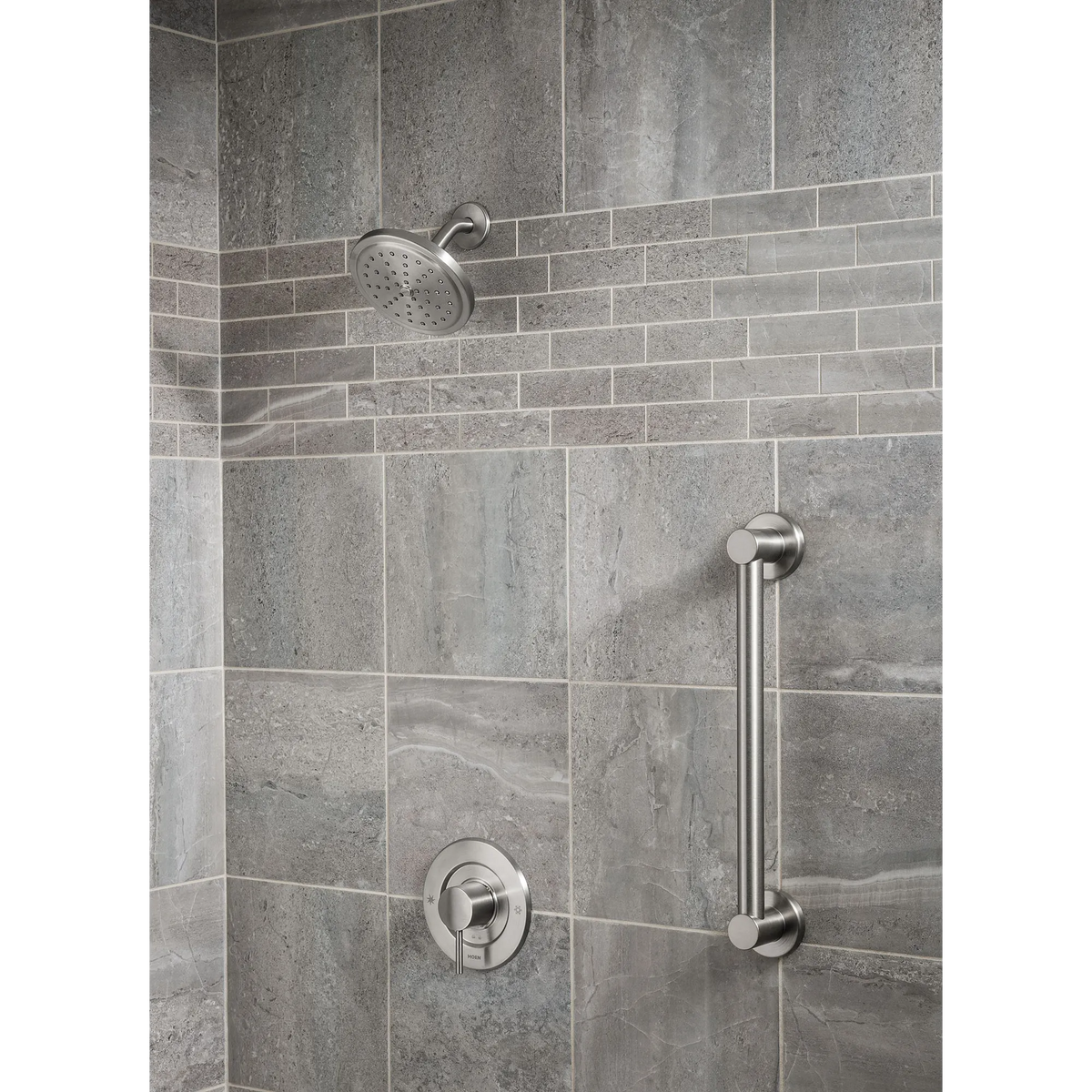 Moen Align 42" Designer Grab Bar YG0442 in Brushed Nickel (YG0442BN) - view 3
