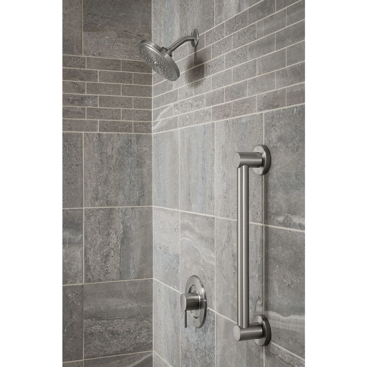 Moen Align 18" Designer Grab Bar YG0418 in Brushed Nickel (YG0418BN) - view 5