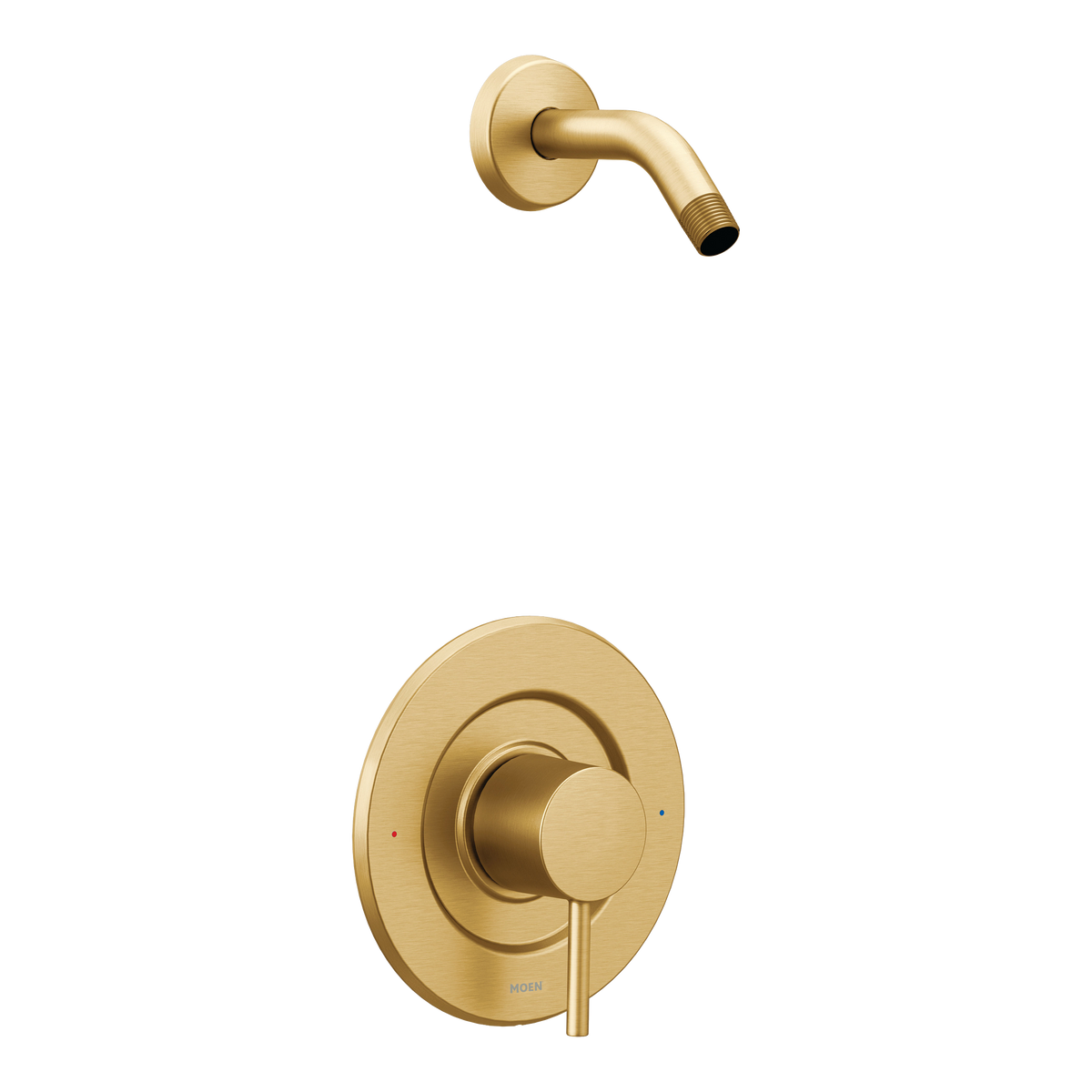 Moen Align Posi-Temp Shower Only - No Head T2192NH in Brushed Gold (T2192NHBG)