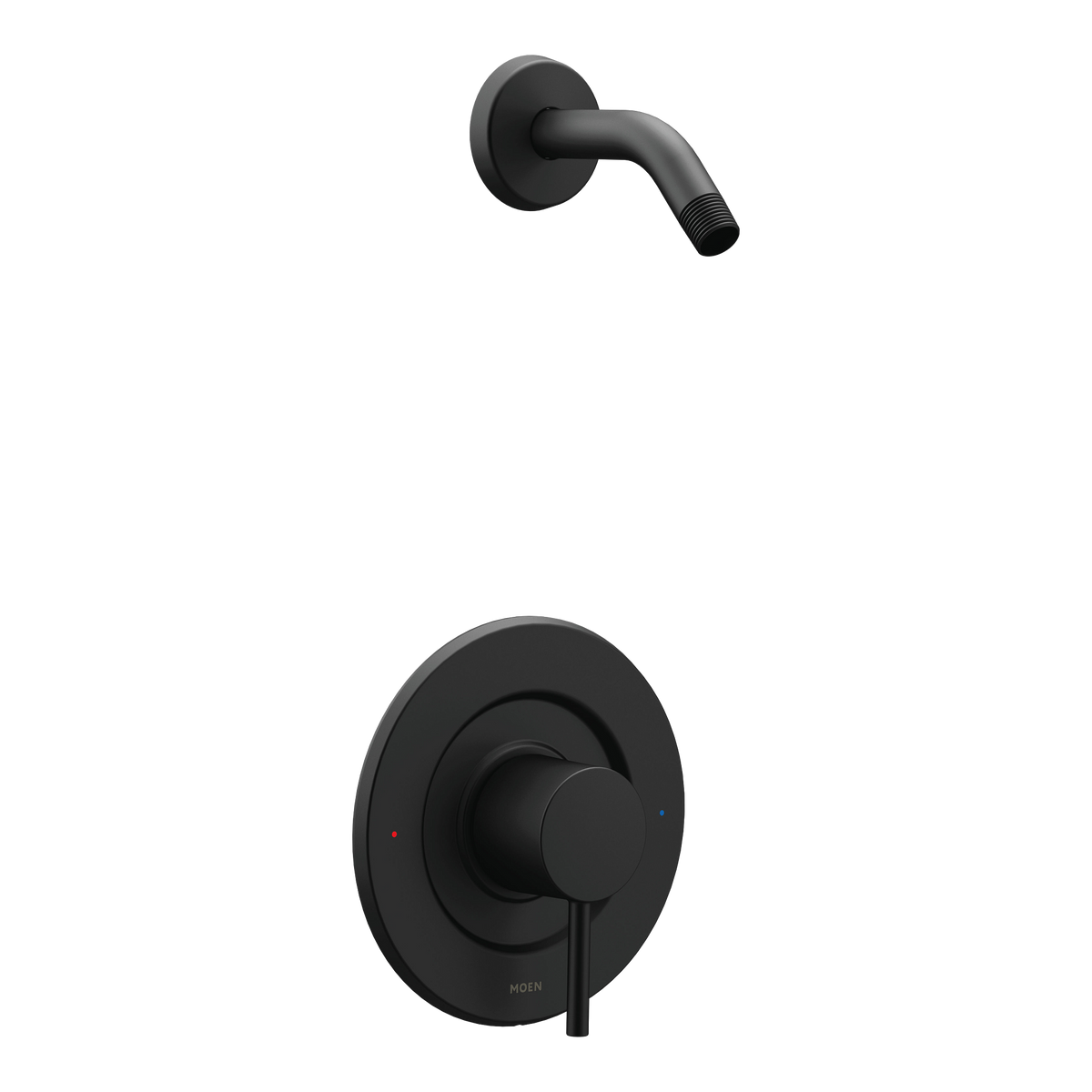 Moen Align Posi-Temp Shower Only - No Head T2192NH in Matte Black (T2192NHBL)