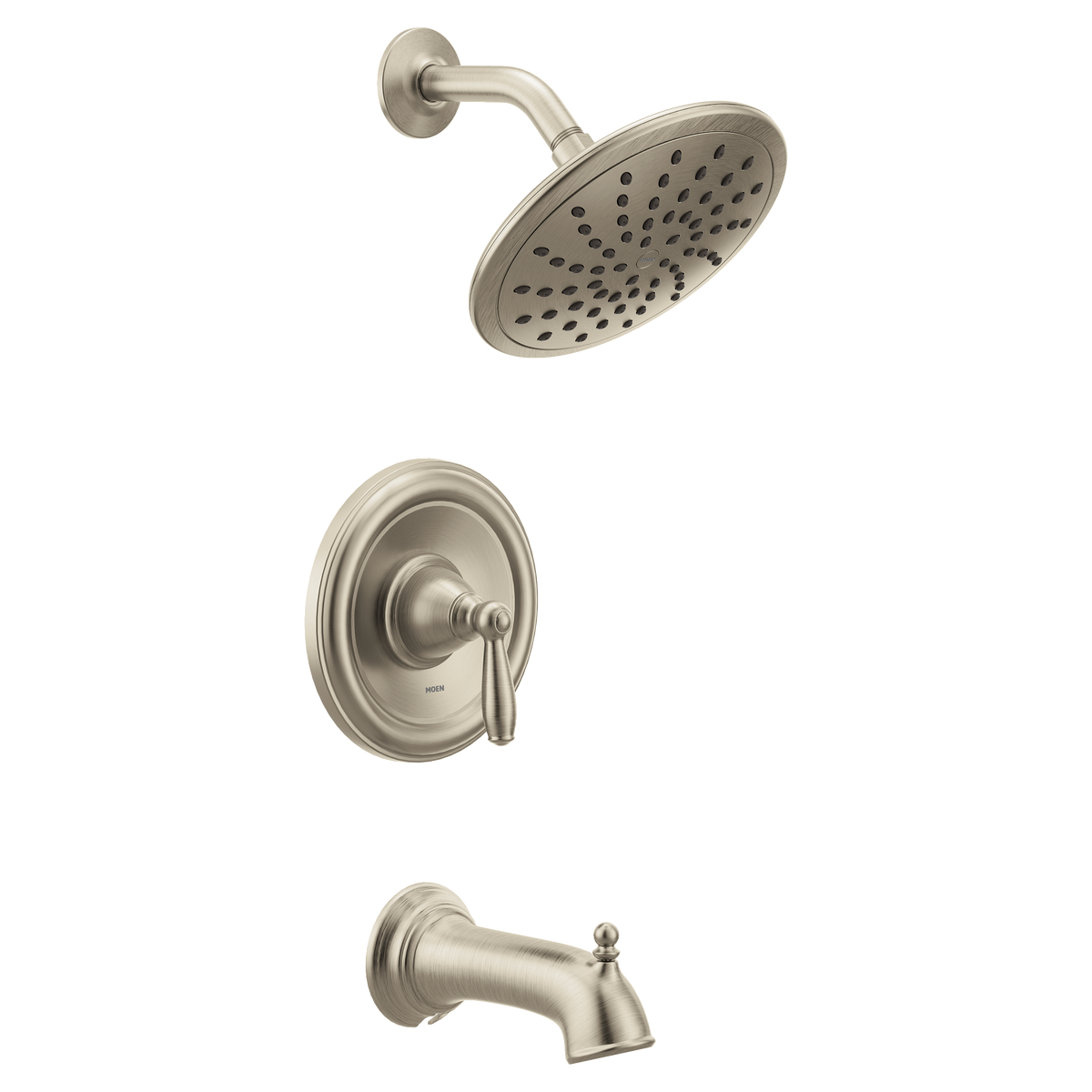 Moen Brantford Posi-Temp Eco-Performance Tub/Shower T2253EP in Brushed Nickel (T2253EPBN)