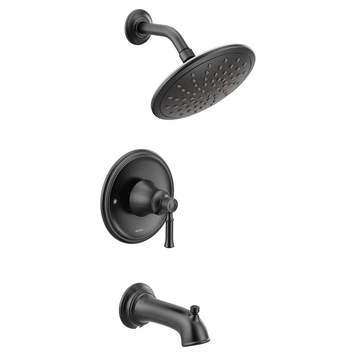 Moen Dartmoor Posi-Temp Eco-Performance Tub/Shower T2283EP in Matte Black (T2283EPBL) - view 2