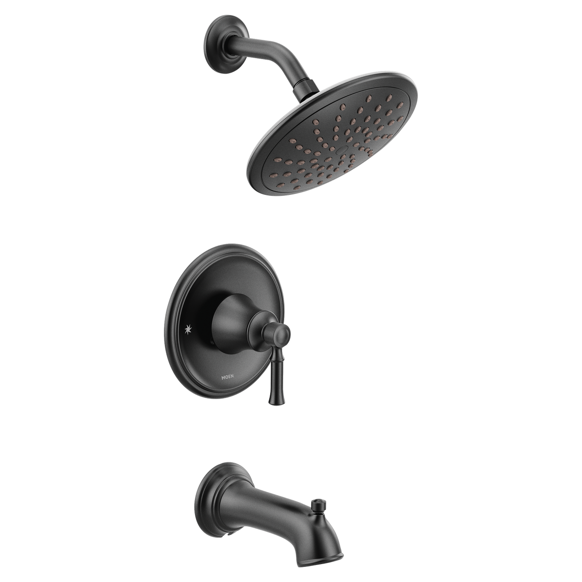 Moen Dartmoor Posi-Temp Eco-Performance Tub/Shower T2283EP in Matte Black (T2283EPBL)