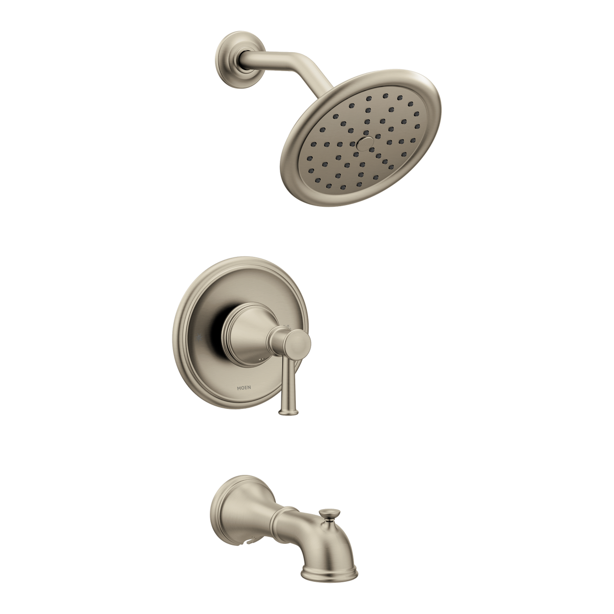 Moen Belfield Posi-Temp Tub/Shower T2313 in Brushed Nickel (T2313BN)