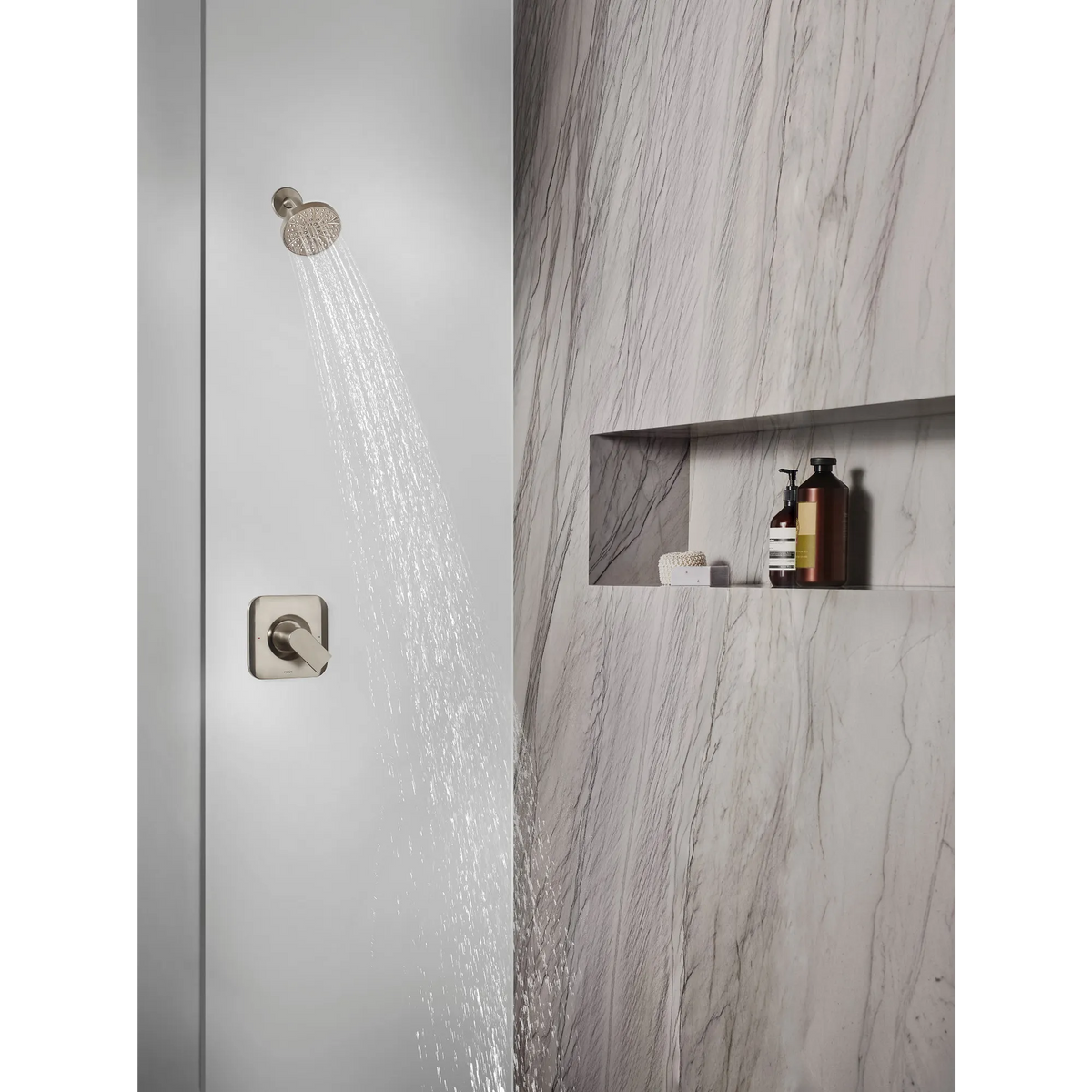 Moen Six-Function 4.5" Diameter Spray Head Eco-Performance Showerhead 6512EP15 in Brushed Nickel (6512EP15BN) - view 3