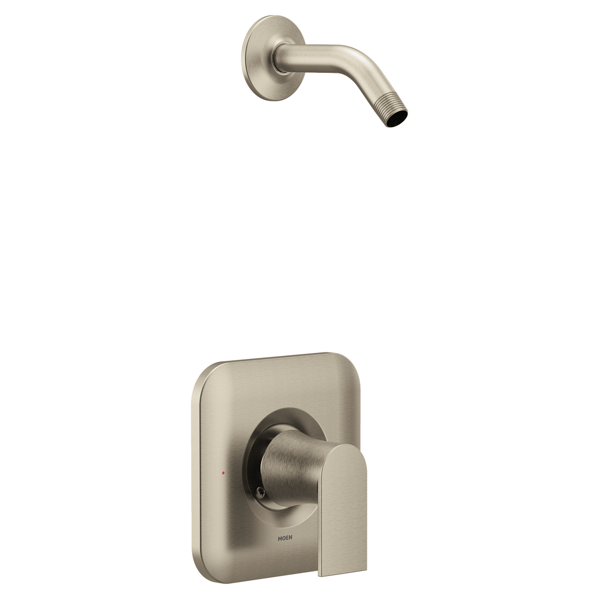 Moen Genta LX Posi-Temp Shower Only - No Head T2472NH in Brushed Nickel (T2472NHBN)