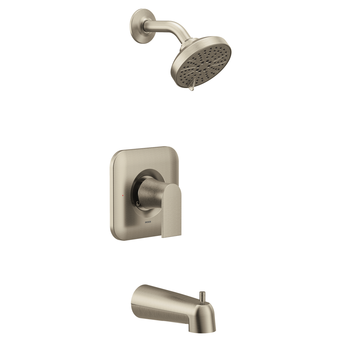 Moen Genta LX Posi-Temp Eco-Performance Tub/Shower T2473EP in Brushed Nickel (T2473EPBN)