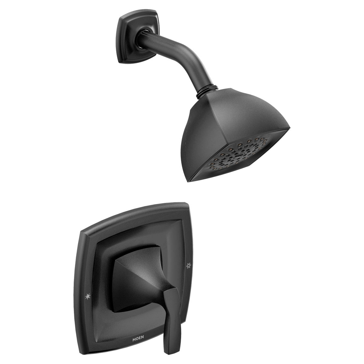 Moen Voss Posi-Temp Eco-Performance Shower Only T2692EP in Matte Black (T2692EPBL)