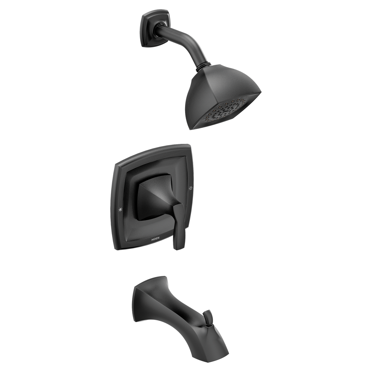 Moen Voss Posi-Temp Eco-Performance Tub/Shower T2693EP in Matte Black (T2693EPBL)
