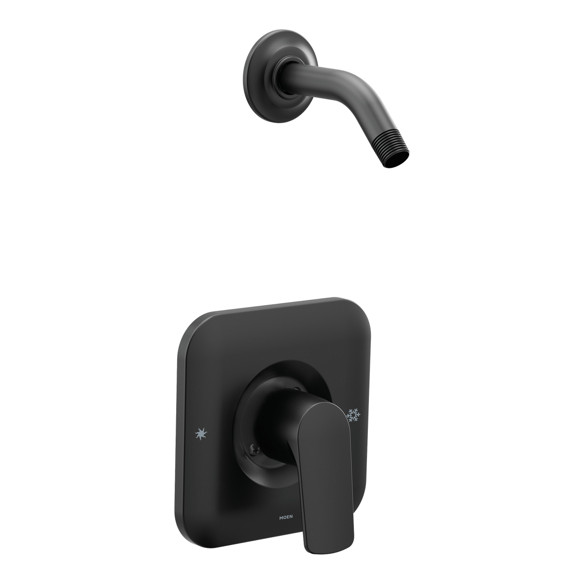Moen Rizon Posi-Temp Shower Only - No Head T2812NH in Matte Black (T2812NHBL)