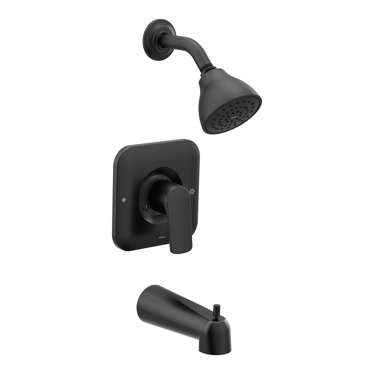 Moen Rizon Posi-Temp Tub/Shower T2813 in Matte Black (T2813BL)