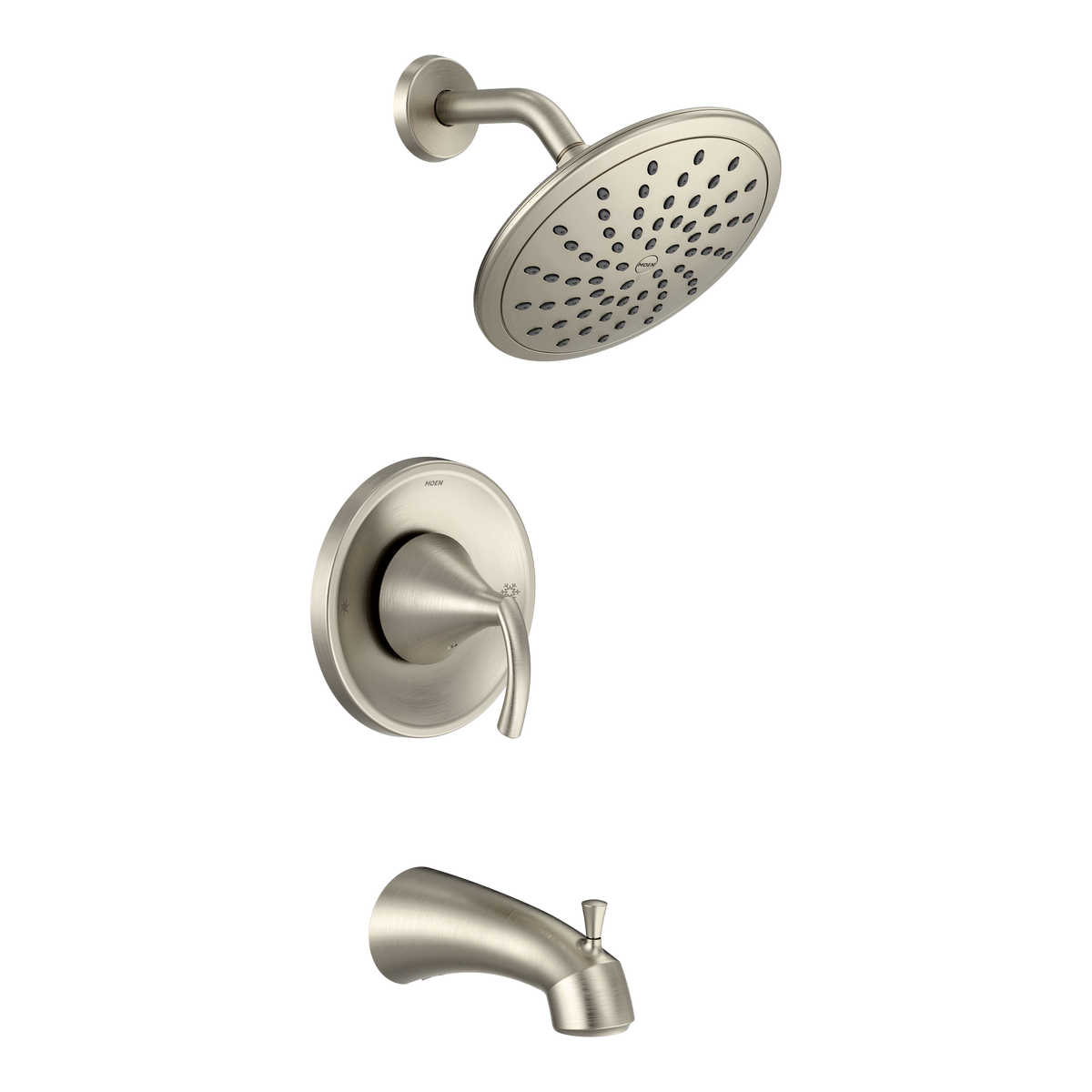 Moen Glyde Posi-Temp Eco-Performance Tub/Shower T2843EP in Brushed Nickel (T2843EPBN)