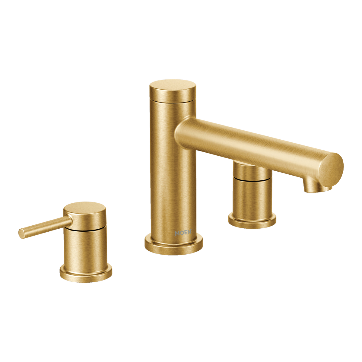 Moen Align Two-Handle Non-Diverter Roman Tub Faucet T393 in Brushed Gold (T393BG)