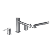 Moen Align Two-Handle Diverter Roman Tub Faucet With Hand Shower T394 in Chrome (T394)