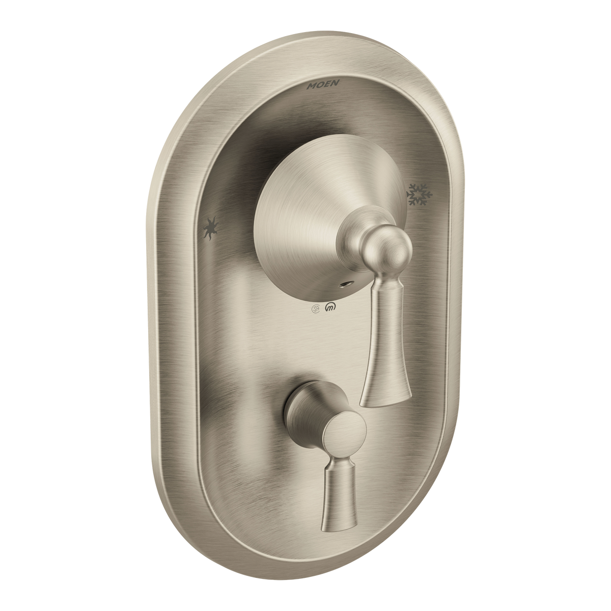 Moen Wynford Posi-Temp with Diverter Valve Trim T4500 in Brushed Nickel (T4500BN)