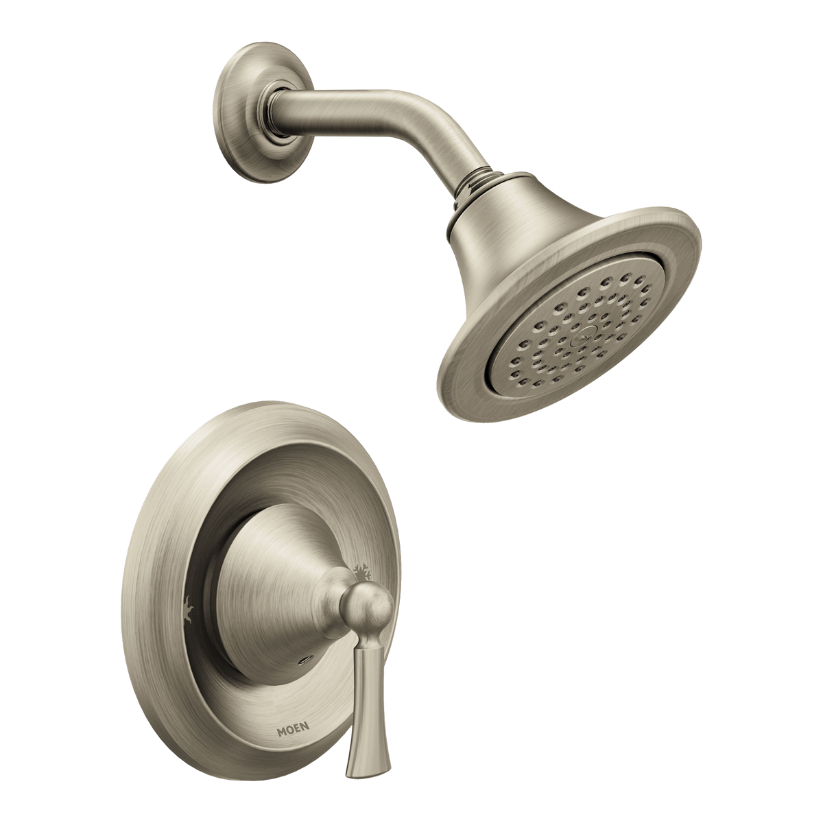 Moen Wynford Posi-Temp Shower Only T4502 in Brushed Nickel (T4502BN)