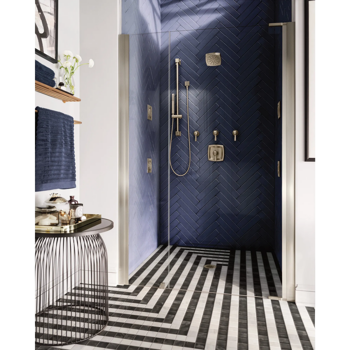 Moen One-Function 6" Diameter Spray Head Rainshower S6365 in Brushed Nickel (S6365BN) - view 4