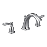 Moen Brantford Two-Handle Low-Arc Roman Tub Faucet T4943 in Chrome (T4943)