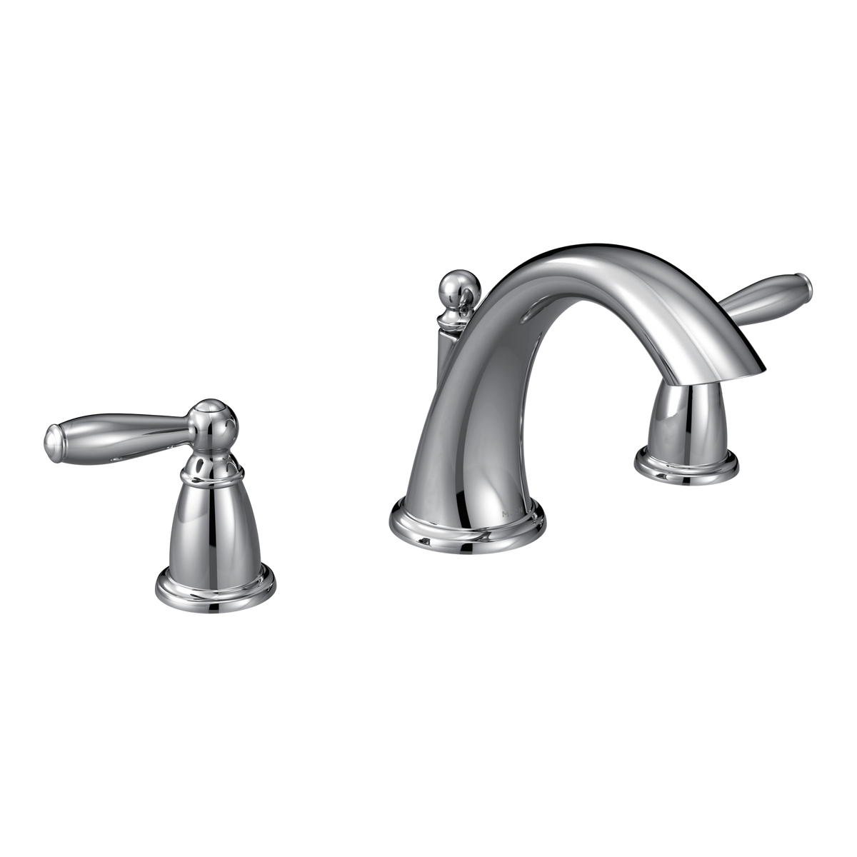 Moen Brantford Two-Handle Low-Arc Roman Tub Faucet T4943 in Chrome (T4943)