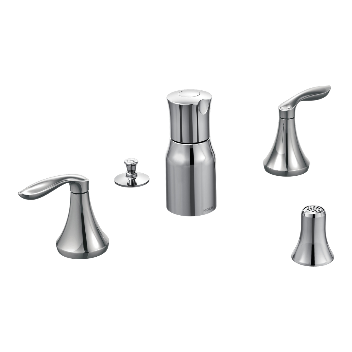 Moen Eva Two-Handle Bidet Faucet T5220 in Chrome (T5220)