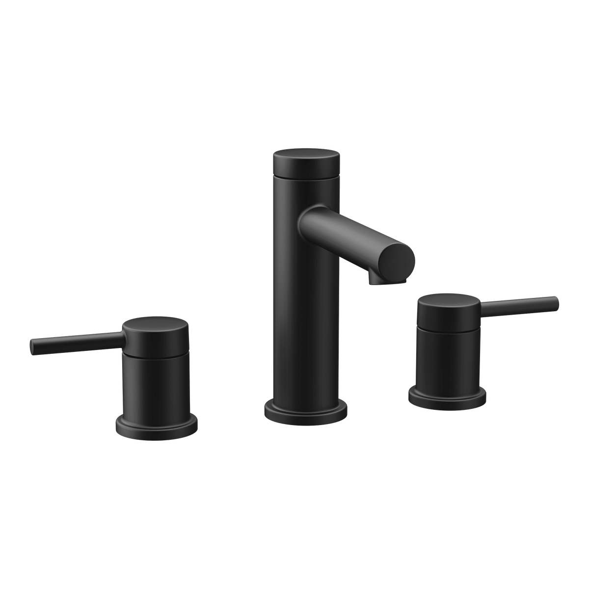Moen Align Two-Handle High-Arc Bathroom Faucet T6193 in Matte Black (T6193BL)