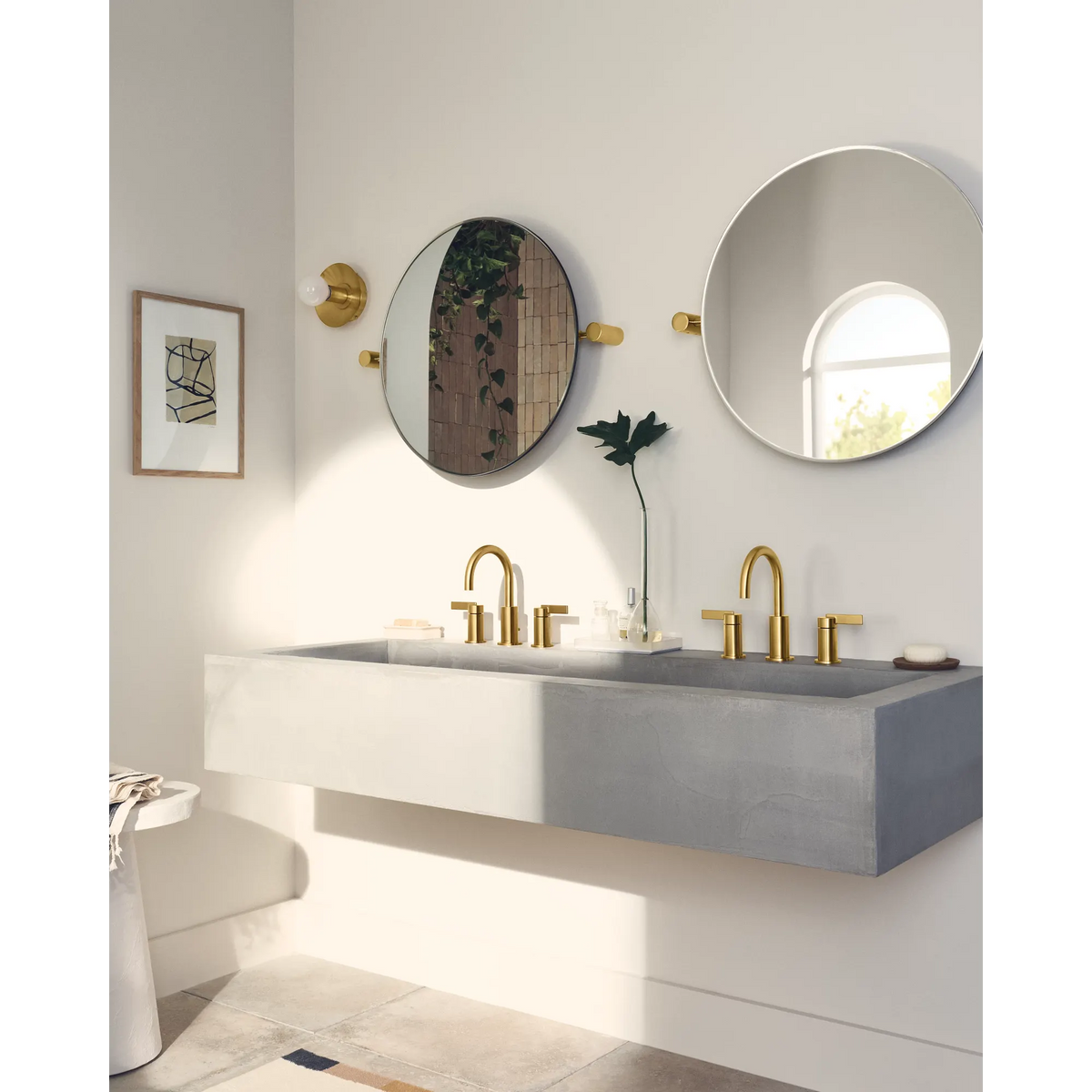 Moen Cia Two-Handle Bathroom Faucet T6222 in Brushed Gold (T6222BG) - view 7