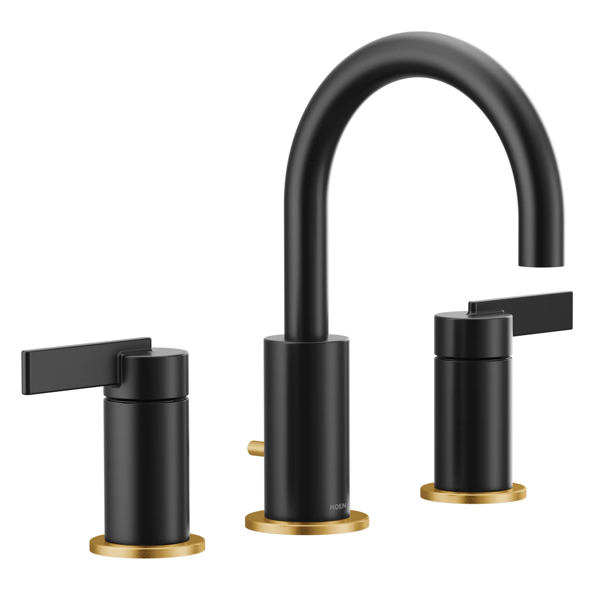 Moen Cia Two-Handle Bathroom Faucet T6222 in Matte Black (T6222BL) - view 3