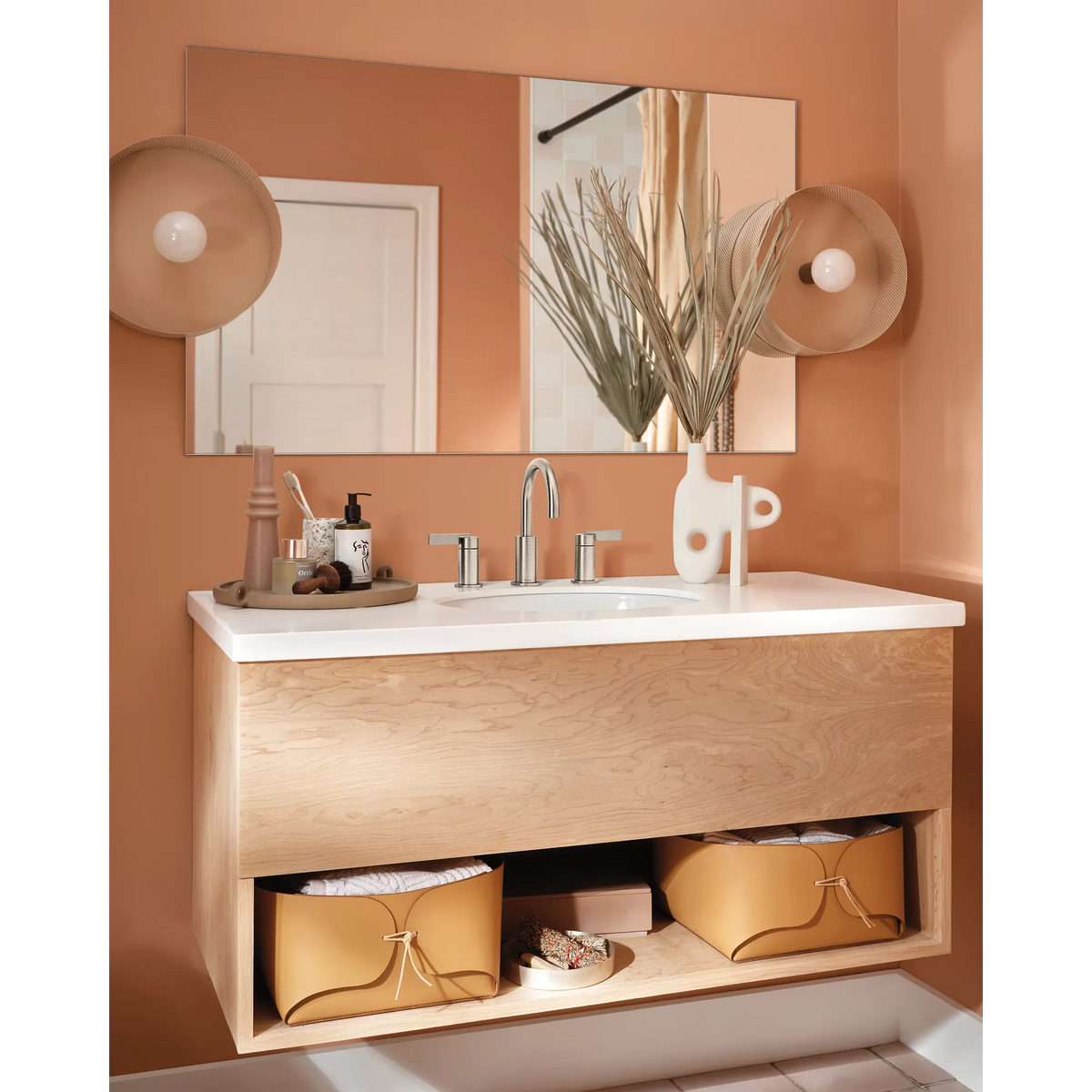 Moen Cia Two-Handle Bathroom Faucet T6222 in Brushed Nickel (T6222BN) - view 5