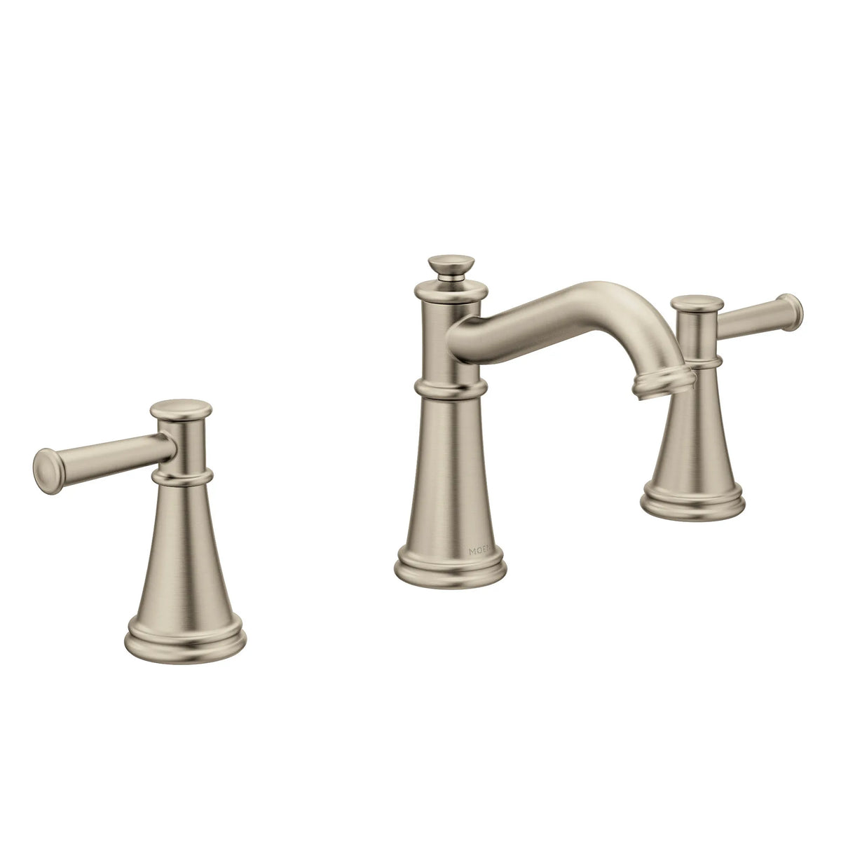 Moen Belfield Two-Handle High-Arc Bathroom Faucet T6405 in Brushed Nickel (T6405BN) - view 2