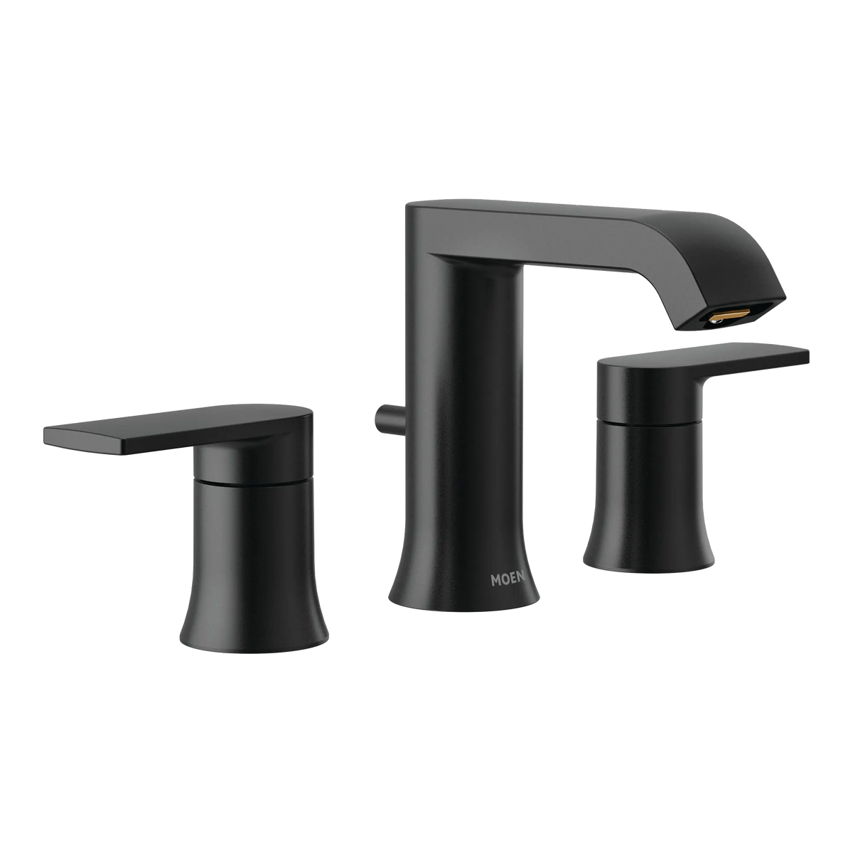 Moen Genta LX Two-Handle Low-Arc Bathroom Faucet TV6708 in Matte Black (TV6708BL) - view 2