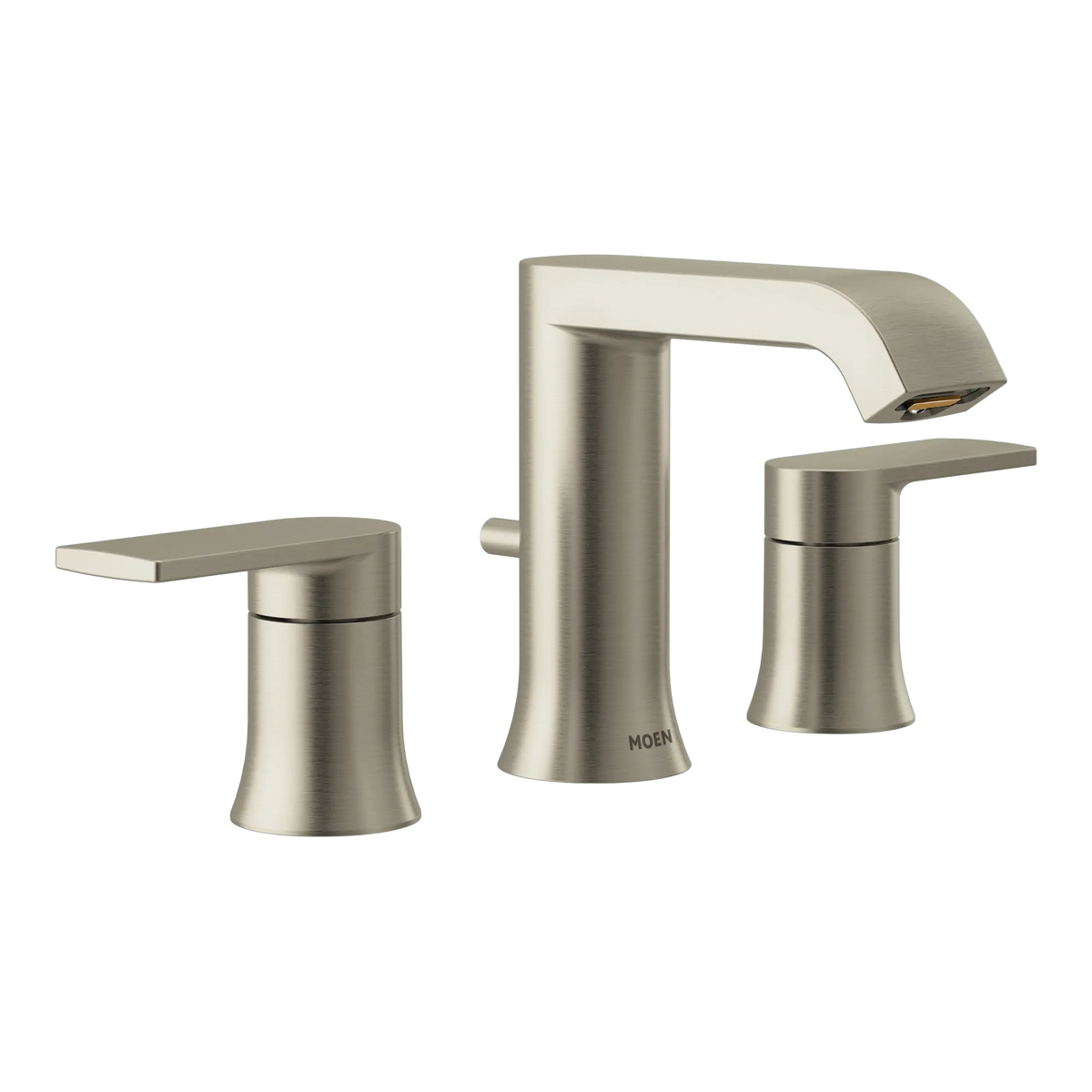 Moen Genta LX Two-Handle Low-Arc Bathroom Faucet TV6708 in Brushed Nickel (TV6708BN) - view 2
