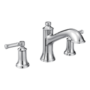 Moen Dartmoor Two-Handle High-Arc Roman Tub Faucet T683 in Chrome (T683)