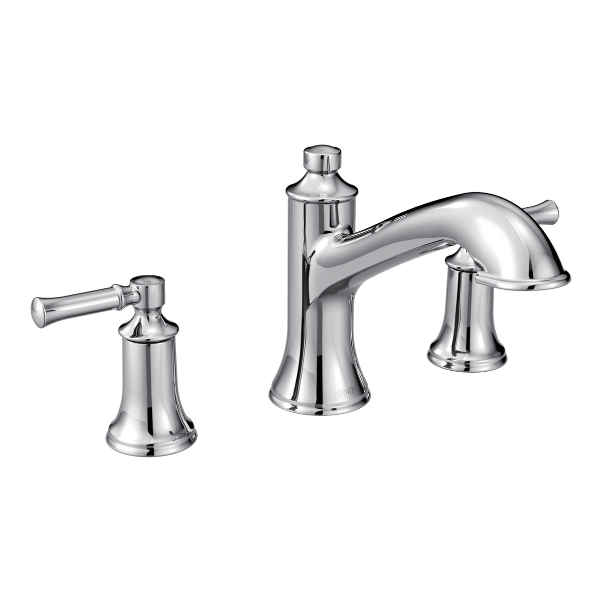 Moen Dartmoor Two-Handle High-Arc Roman Tub Faucet T683 in Chrome (T683)