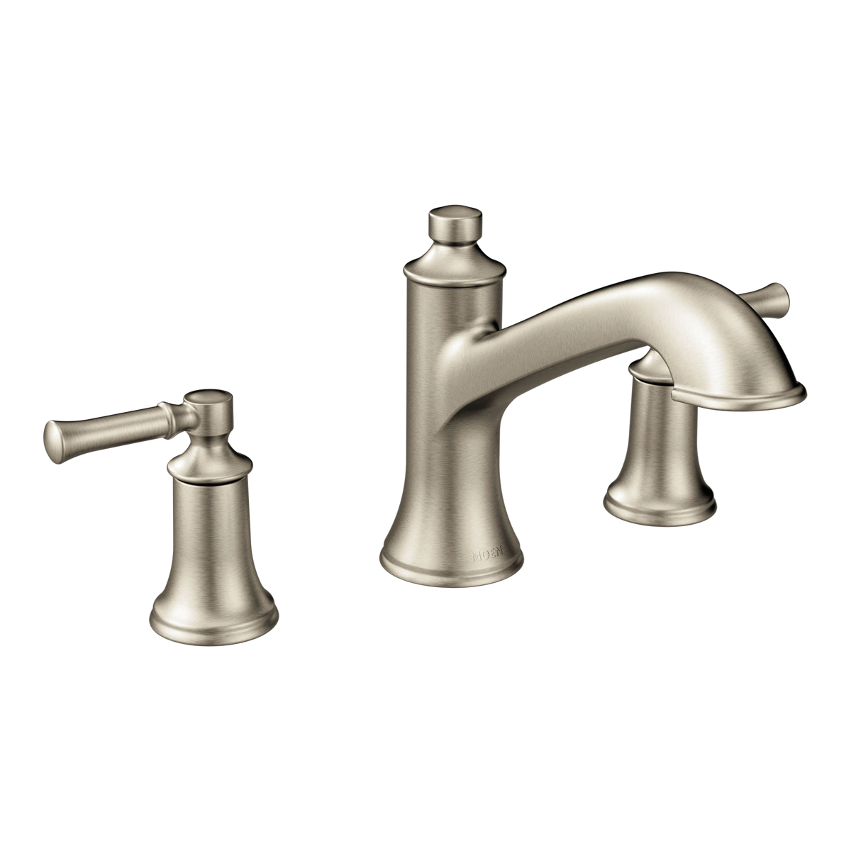 Moen Dartmoor Two-Handle High-Arc Roman Tub Faucet T683 in Brushed Nickel (T683BN)