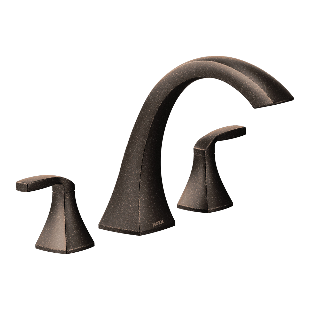 Moen Voss Two-Handle High-Arc Roman Tub Faucet T693 in Oil Rubbed Bronze (T693ORB)