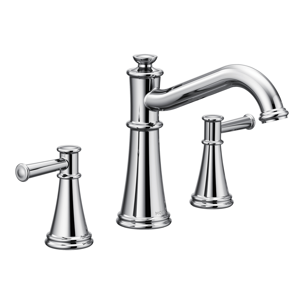 Moen Belfield Two-Handle Non-Diverter Roman Tub Faucet T9023 in Chrome (T9023)