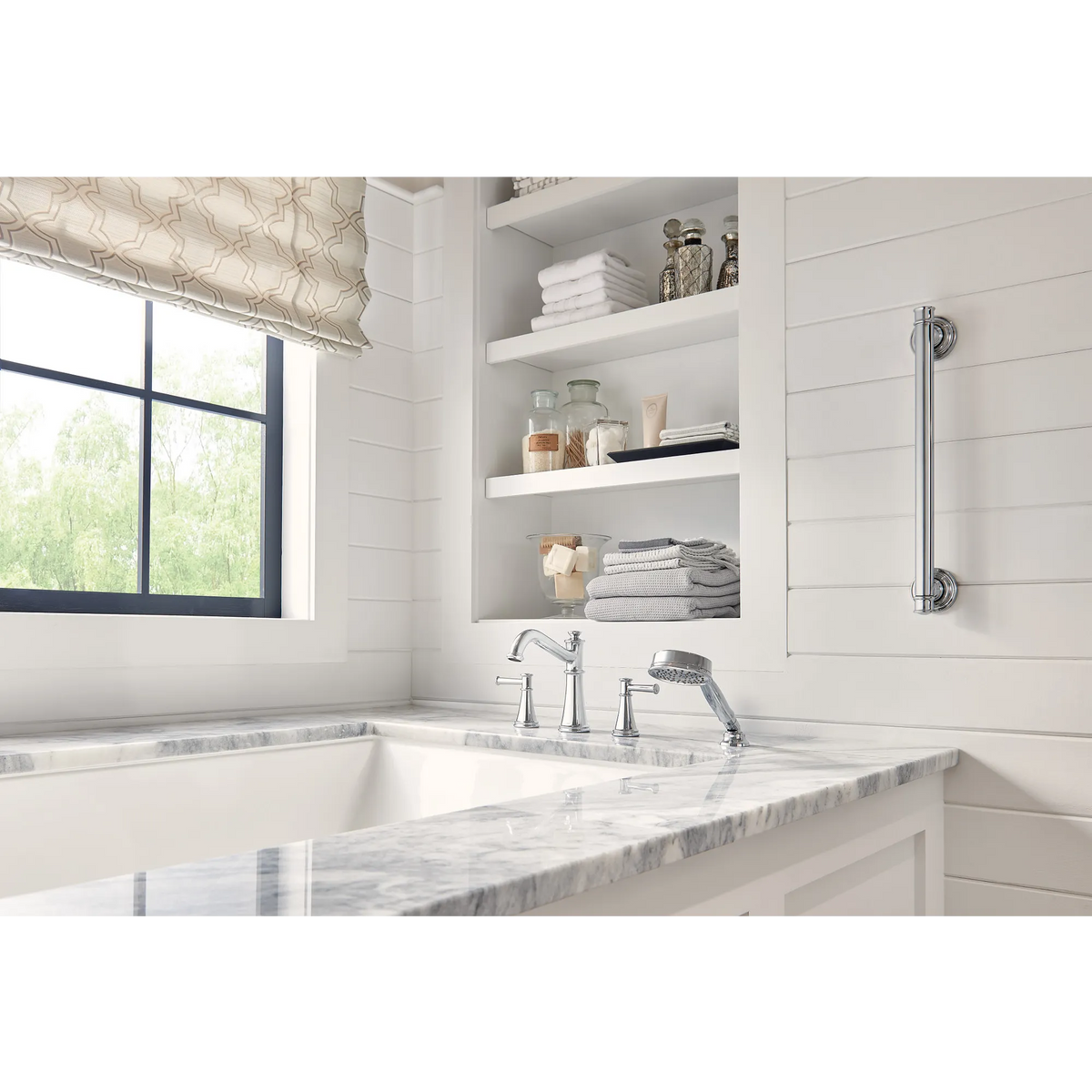 Moen Belfield 24" Grab Bar YG6424 in Chrome (YG6424CH) - view 3