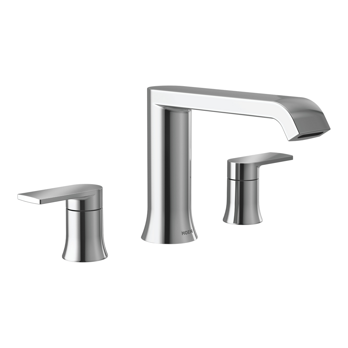 Moen Genta LX Two-Handle Low-Arc Roman Tub Faucet T908 in Chrome (T908)